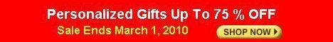 "Personalized Gifts Up To 75% OFF"