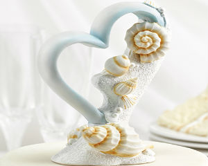 "Seaside Jewels Wedding Cake Topper"
